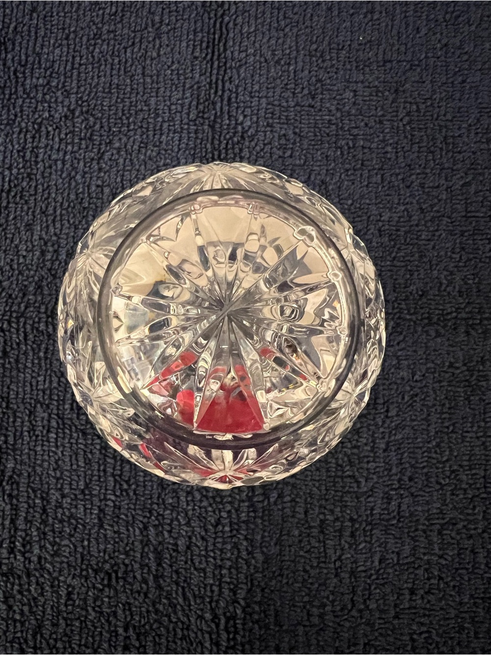 2 Clear Crystal/Cut Glass Decorative Bowls/Vases/Candle Holders - Like New - Picture 9 of 11